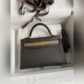 Ручная работа, второе поколение Mini Kelly 19 см, импортная кожа