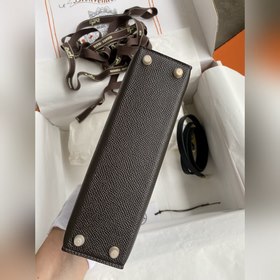 Ручная работа, второе поколение Mini Kelly 19 см, импортная кожа 