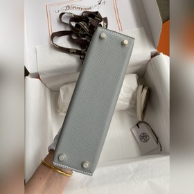 Ручная работа, второе поколение Mini Kelly, 19 см, импортная кожа