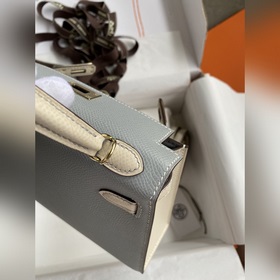 Ручная работа, второе поколение Mini Kelly, 19 см, импортная кожа