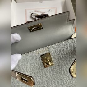 Ручная работа, второе поколение Mini Kelly, 19 см, импортная кожа