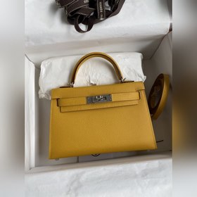 Ручная работа, второе поколение Mini Kelly 19 см, импортная кожа