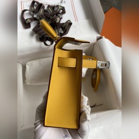 Ручная работа, второе поколение Mini Kelly 19 см, импортная кожа 
