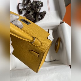Ручная работа, второе поколение Mini Kelly 19 см, импортная кожа 