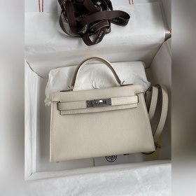 Ручная работа, второе поколение Mini Kelly 19 см, импортная кожа