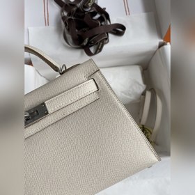 Ручная работа, второе поколение Mini Kelly 19 см, импортная кожа 