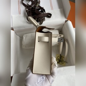 Ручная работа, второе поколение Mini Kelly 19 см, импортная кожа 