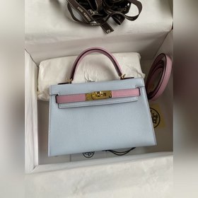 Ручная работа, второе поколение Mini Kelly 19 см, импортная кожа