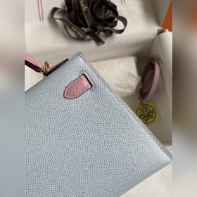 Ручная работа, второе поколение Mini Kelly 19 см, импортная кожа 