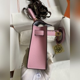 Ручная работа, второе поколение Mini Kelly 19 см, импортная кожа 