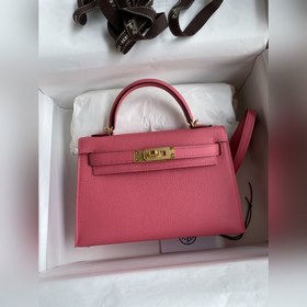 Ручная работа, второе поколение Mini Kelly 19 см, импортная кожа