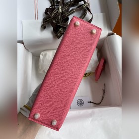 Ручная работа, второе поколение Mini Kelly 19 см, импортная кожа 