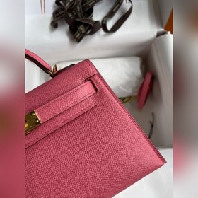 Ручная работа, второе поколение Mini Kelly 19 см, импортная кожа 