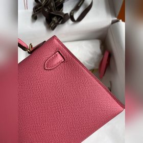 Ручная работа, второе поколение Mini Kelly 19 см, импортная кожа 