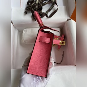 Ручная работа, второе поколение Mini Kelly 19 см, импортная кожа 