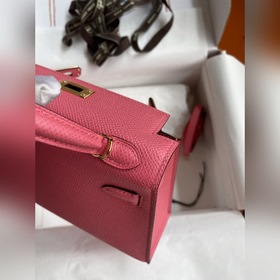 Ручная работа, второе поколение Mini Kelly 19 см, импортная кожа 