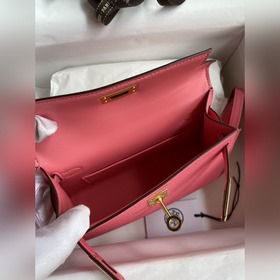 Ручная работа, второе поколение Mini Kelly 19 см, импортная кожа 