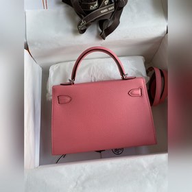 Ручная работа, второе поколение Mini Kelly 19 см, импортная кожа 