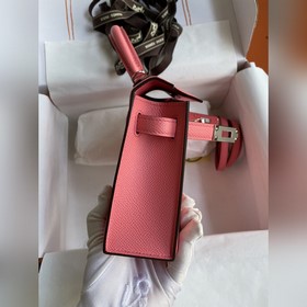 Ручная работа, второе поколение Mini Kelly 19 см, импортная кожа 