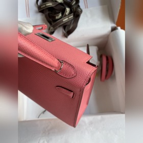 Ручная работа, второе поколение Mini Kelly 19 см, импортная кожа 