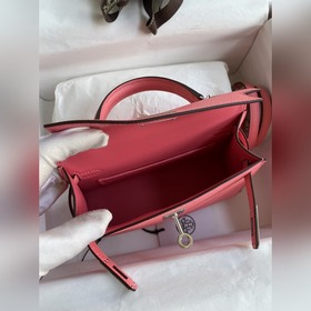 Ручная работа, второе поколение Mini Kelly 19 см, импортная кожа 