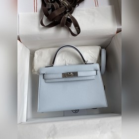 Ручная работа, второе поколение Mini Kelly 19 см, импортная кожа