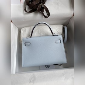 Ручная работа, второе поколение Mini Kelly 19 см, импортная кожа 
