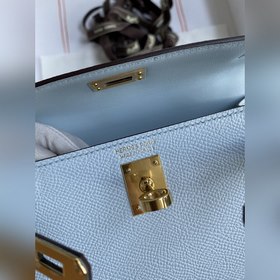 Ручная работа, второе поколение Mini Kelly 19 см, импортная кожа 