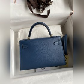 Ручная работа, второе поколение Mini Kelly 19 см, импортная кожа 