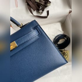 Ручная работа, второе поколение Mini Kelly 19 см, импортная кожа 