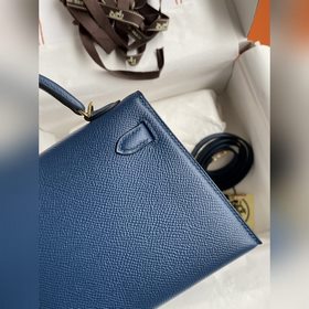 Ручная работа, второе поколение Mini Kelly 19 см, импортная кожа 