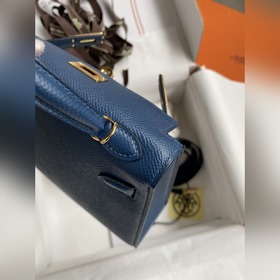 Ручная работа, второе поколение Mini Kelly 19 см, импортная кожа 