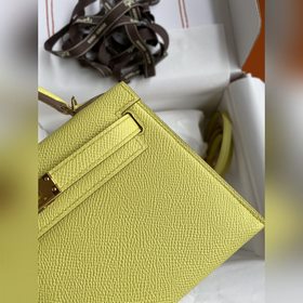 Ручная работа, второе поколение Mini Kelly 19 см, импортная кожа 