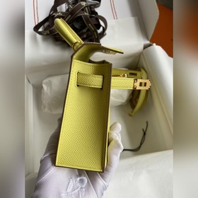 Ручная работа, второе поколение Mini Kelly 19 см, импортная кожа 