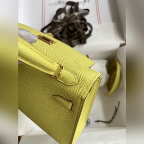 Ручная работа, второе поколение Mini Kelly 19 см, импортная кожа 