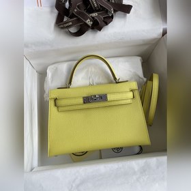 Ручная работа, второе поколение Mini Kelly 19 см, импортная кожа