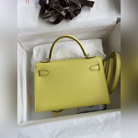 Ручная работа, второе поколение Mini Kelly 19 см, импортная кожа 