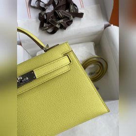 Ручная работа, второе поколение Mini Kelly 19 см, импортная кожа 