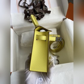 Ручная работа, второе поколение Mini Kelly 19 см, импортная кожа 