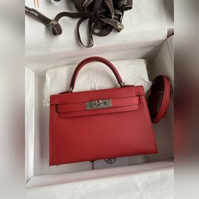 Ручная работа, второе поколение Mini Kelly 19 см, импортная кожа