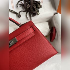 Ручная работа, второе поколение Mini Kelly 19 см, импортная кожа 