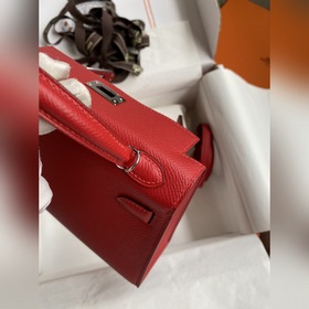 Ручная работа, второе поколение Mini Kelly 19 см, импортная кожа 