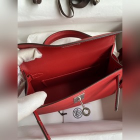 Ручная работа, второе поколение Mini Kelly 19 см, импортная кожа 