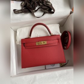 Ручная работа, второе поколение Mini Kelly 19 см, импортная кожа