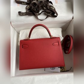 Ручная работа, второе поколение Mini Kelly 19 см, импортная кожа 