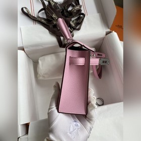 Ручная работа, второе поколение Mini Kelly 19 см, импортная кожа 