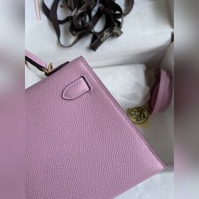 Ручная работа, второе поколение Mini Kelly 19 см, импортная кожа 