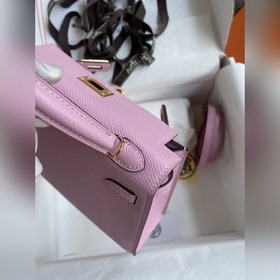 Ручная работа, второе поколение Mini Kelly 19 см, импортная кожа 