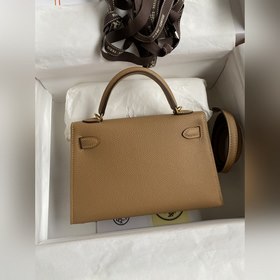 Ручная работа, второе поколение Mini Kelly 19 см, импортная кожа 