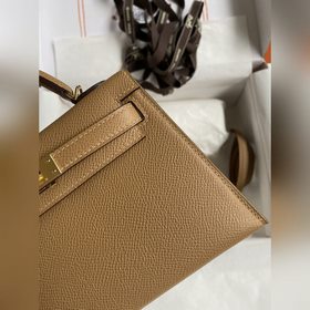 Ручная работа, второе поколение Mini Kelly 19 см, импортная кожа 